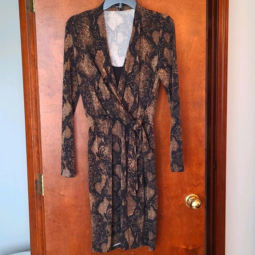 Tahari Snake print dress